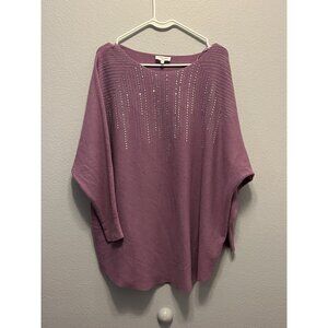 Siren Lily woven Sweater with Sparkle Embellishment